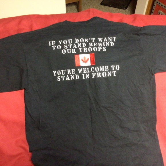 CANADIAN ARMED FORCES tshirt - Picture 1 of 3